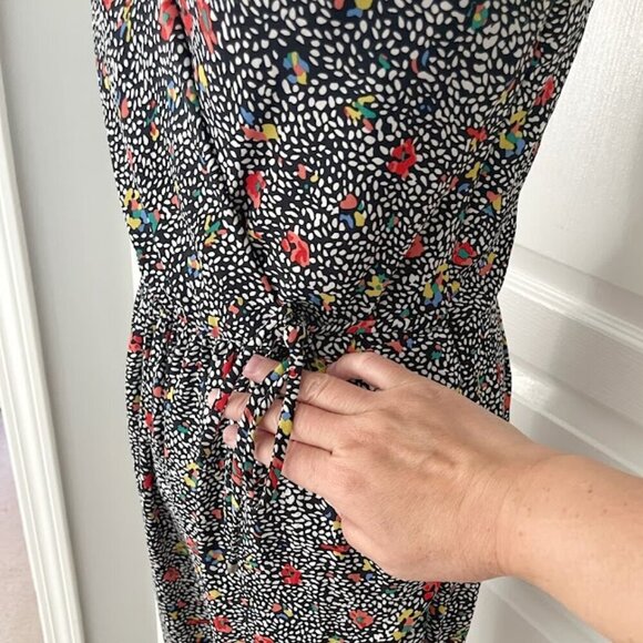 Anthropologie Elevenses Peonia Floral Lightweight Straight Leg Romper Jumpsuit - Picture 6 of 14